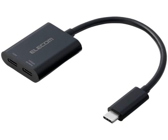 エレコム Type-C映像変換アダプタ TypeC-TypeC×2 4K60Hz 10Gbps ブラック 1個 MPA-C2CPD100 送料無料