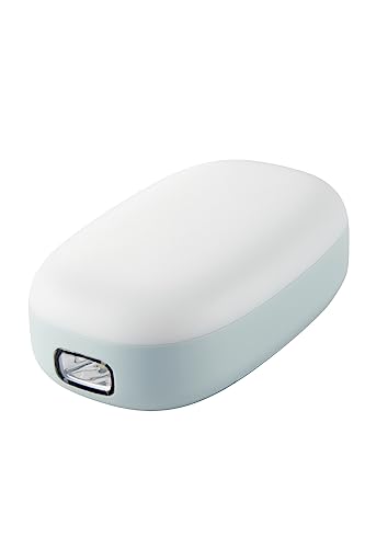エレコム 懐中電灯 電池式 防災 枕元ライト スマホ充電可 USB-A×1ポート 乾電池付属 停電対策 緊急用 ブルー DE-KD04B 送料無料
