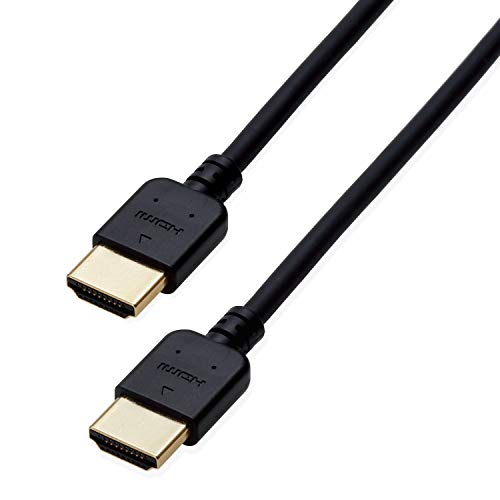 やわらかブラック/1.5m/CAC-HD14EY15BK・Size:1.5m・パッケージ個数:1・コネクタ形状:HDMI(タイプA・19ピン) - HDMI(タイプA・19ピン)・対応機種:HDMI(タイプA・19ピン)側:HDMI入力端子を持つ液晶ディスプレイ、プロジェクタ、液晶テレビ等、HDMI(タイプA・19ピン)側:HDMI出力端子を持つパソコン、ゲーム機等・ケーブル長:1.5m ※コネクタを除く・規格:High Speed with Ethernet(HDMI1.4a Category2)・ケーブルタイプ:やわらか【 仕様 】 ■ 対応機種:HDMI(タイプA・19ピン)側:HDMI入力端子を持つ液晶ディスプレイ、プロジェクタ、液晶テレビ等、HDMI(タイプA・19ピン)側:HDMI出力端子を持つパソコン、ゲーム機等 ■ 規格:High Speed with Ethernet(HDMI1.4a Category2) ■ コネクタ形状:HDMI(タイプA・19ピン) - HDMI(タイプA・19ピン) ■ ケーブルタイプ:やわらか ■ 伝送速度:10.2Gbps ■ 対応解像度:4K×2K対応 ■ シールド方法:3重シールド ■ プラグメッキ仕様:金メッキピン・金メッキコネクタ ■ ケーブル長:1.5m ※コネクタを除く ■ カラー:ブラック ■ ケーブル太さ:約4.5mm ■ 環境配慮事項:EU RoHS指令準拠(10物質) 【 説明 】 ■ 4K2K、3DフルHDに対応した、HIGH SPEED with Ethernet認証済みの“イーサネット対応HIGH SPEED HDMIケーブル(カテゴリー2)です。 ■ 配線時の取り回しがしやすく束ねてもクセが残りにくい、やわらかケーブルを採用しています。 ■ 当社従来品に比べ、体積比を約50%小型化した小型コネクタを採用しています。 ■ 1本のケーブルで、映像信号と音声信号をデジタルのままで高速伝送するだけでなく、イーサネット信号の双方向通信を実現します。 ■ 10.2Gbpsのイーサネット高速通信を実現する、HEC(HDMIイーサネットチャンネル)に対応しています。 ■ デジタル音声をテレビなどの表示機器からAVアンプなどの出力機器へ伝送できる、ARC(オーディオリターンチャンネル)に対応しています。 ■ 3DフルHD(1080p×2画面)、4K2K(4096×2160ドット)に対応しています。 ■ 色深度は従来の24bit(Full Color:フルカラー)から、30/36/48bit(Deep Color:ディープカラー)まで対応し、より豊かな色表現が可能です。 ■ サビなどに強く信号劣化を抑える金メッキプラグを採用しています。 ■ 外部ノイズの干渉から信号を保護する3重シールドケーブルを採用しています。 ■ EUの「RoHS指令(電気・電子機器に対する特定有害物質の使用制限)」に準拠(10物質)しています。 【商品に関するお問い合わせ】 エレコム総合インフォメーションセンター TEL. 0570-084-465 FAX. 0570-050-012 受付時間 / 10:00~19:00 年中無休