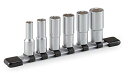 トネ(TONE) ディープソケットセット(6角・ホルダー付) HSL306 差込角9.5mm(3/8) 内容6点 送料無料
