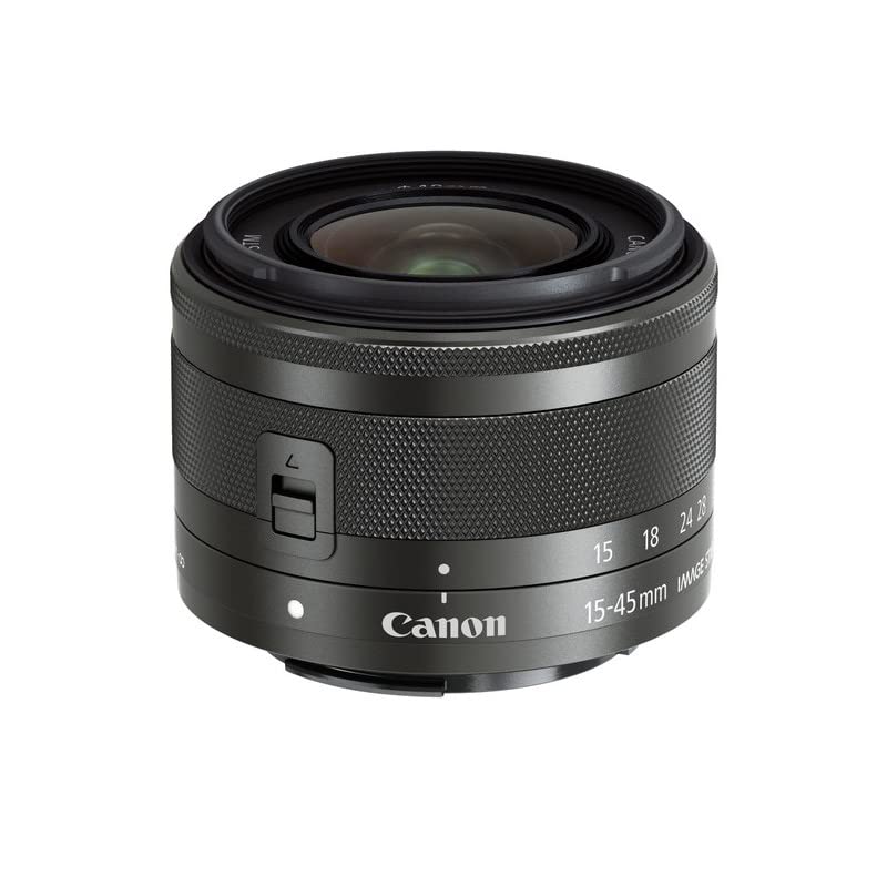 Canon 標準ズームレンズ EF-M15-45mm F3.5-6.3IS STM(グラファイト) ミラーレス一眼対応 EF-M15-4 送料無料