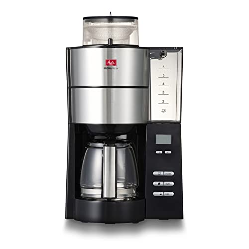 メリタ(Melitta) 全自動フィルターペーパー式 コーヒーメーカー アロマフレッシュ 6杯用 AFG622-1B 750ml ブラッ 送料無料