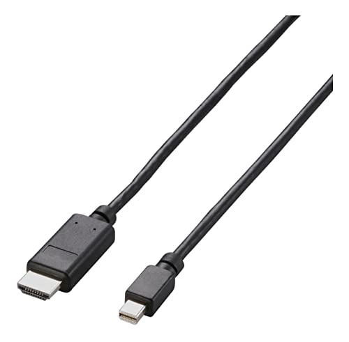 エレコム Mini DisplayPort (オス) - HDMI (オス) 変換ケーブル 1m ブラック AD-MDPHDMI10BK 送料無料