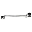 トネ(TONE) 75度両頭ラチェットめがねレンチ(深穴タイプ) RM75A-1317 二面幅13×17mm 送料無料