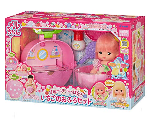 パイロットインキ(PILOT INK) お人形セット フルーツい~っぱい! いちごのおふろセット 3歳以上 送料無料のサムネイル