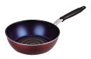 パール金属 深型 フライパン 24cm IH対応 ライズ ブルーダイヤモンドコート HB-320 送料無料