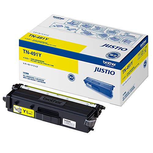 ブラザー工業 【brother純正】トナーカートリッジイエロー TN-491Y 対応型番:HL-L9310CDW、HL-L8360CDW 送料無料