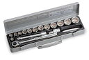 トネ(TONE) ソケットレンチセット 760M 差込角12.7mm(1/2) シルバー 内容17点 送料無料