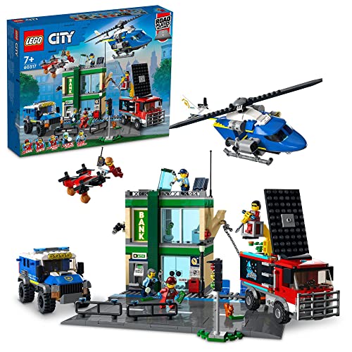 レゴ(LEGO) シティ 銀行強盗チェイス クリスマスギフト クリスマス 60317 おもちゃ ブロック プレゼント 警察 けいさつ 乗 送料無料
