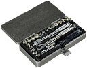 トネ(TONE) ソケットレンチセット S2187C 差込角6.35mm(1/4) シルバー ミリ&インチ 内容25点 送料無料