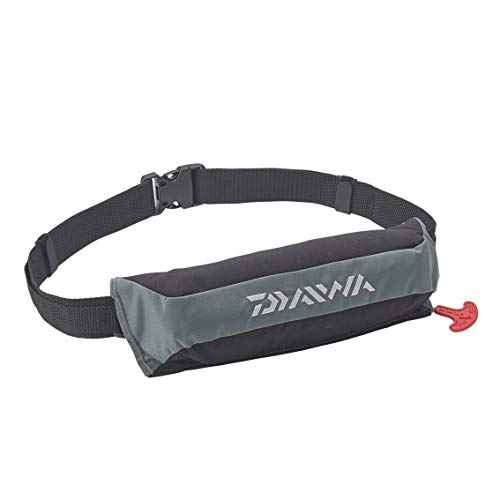 ダイワ(DAIWA) コンパクトライフジャケット(ウエストタイプ自動・手動膨脹式) グレー フリー 