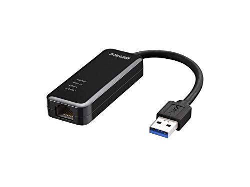 BUFFALO 有線LANアダプター LUA4-U3-AGTE-BK ブラック Giga USB3.0対応 【Nintendo Swit 送料無料