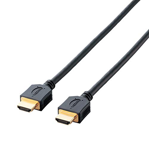 エレコム HDMI ケーブル ハイスピード 【HIGH SPEED with ETHERNET認証済み】 3m 4K・2K 3重シールド 送料無料