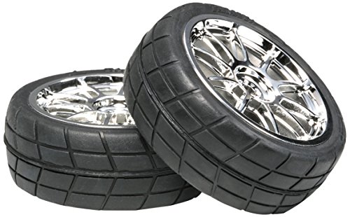 Parts - タミヤ(TAMIYA) OPパーツ OP.956 メッキ10本スポークホイール 接着済みラジアルタイヤ2本 (24mm・0) 53956 送料無料
