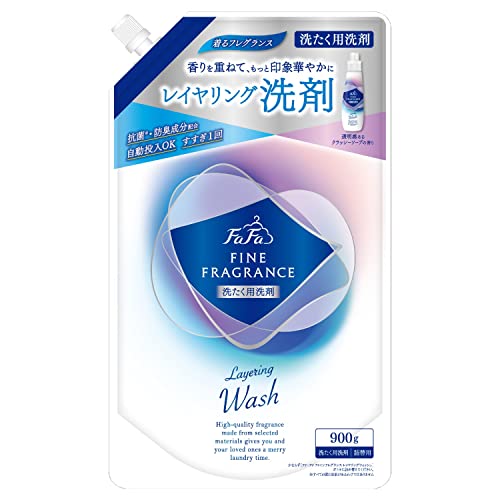 ファーファ ファインフレグランス レイヤリングウォッシュ 液体洗剤 詰め替え 900g クラッシーソープの..