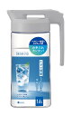 アスベル 麦茶ポット 冷水ポット 1.6L ドリンク・ビオS1600WL グレー パッキン一体 清潔 送料無料