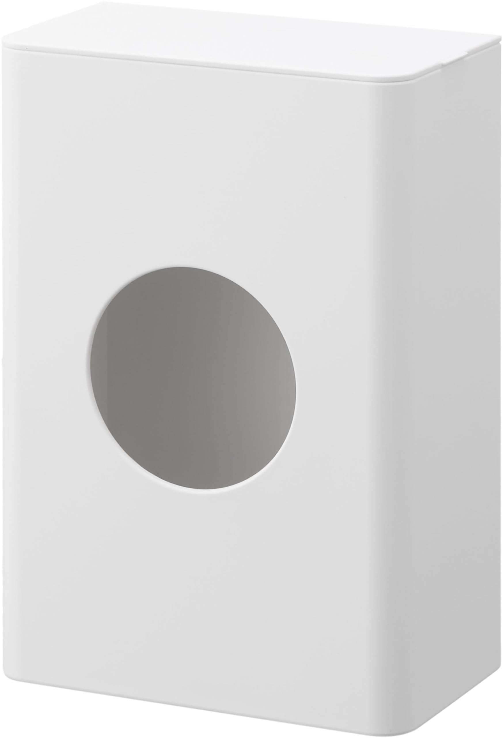 山崎実業(Yamazaki) マグネット 水切りネット ホルダー ホワイト W12.2×D6.7×H17.7cm タワー tower 取 送料無料