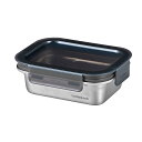 ベストコ ステンレス 保存容器 電子レンジ オーブン 食洗機 対応 400ml 長方形 シルバー ロック&ロック ステンハード LST5 送料無料