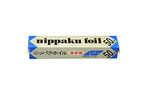エムエーパッケージング アルミホイル ニッパクホイル 厚手箔 シルバー 幅30cm×長さ50m 分別不要の紙刃 日本製 1個入1個セット 送料無料
