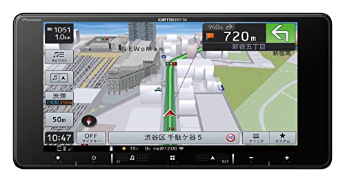 Pioneer パイオニア カーナビ AVIC-RW520 7インチ 200mmワイド 楽ナビ 無料地図更新 フルセグ Bluetoot 送料無料