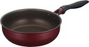 サーモス デュラブルシリーズ 炒め鍋 24cm レッド IH対応 KFH-024D R 送料無料