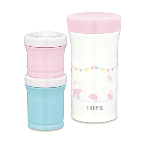 サーモス(THERMOS) まほうびんの離乳食ケース 130ml+90ml JBW-240 ピンク 送料無料