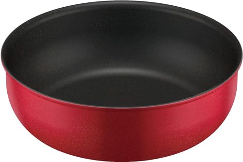 サーモス デュラブルシリーズ 取っ手のとれる炒め鍋 24cm レッド IH対応 KVA-024D R 送料無料