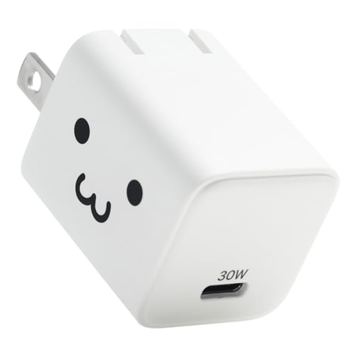 エレコム 充電器 Type-C 30W 小型 USB PD対応 GaN II 折りたたみ式プラグ PPS しろちゃん EC-AC1023 送料無料 エレコム 充電器 Type-C 30W 小型 USB PD対応 GaN II 折りたたみ式プラグ PPS しろちゃん EC-AC1023 送料無料