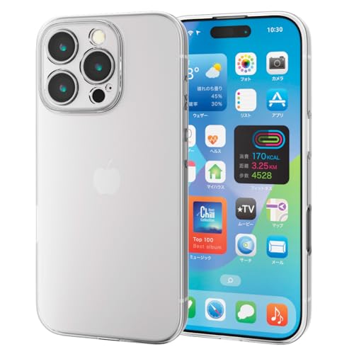 エレコム iPhone 16 Pro ケース クリア 極限設計 ソフト TPU クリア PM-A24CUCTKCR 送料無料