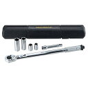 角利(KAKURI) トルクレンチセット 収納ケース付 トルク範囲28-210N.m ソケット14/17/19/21mm エクステンショ 送料無料