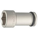 トネ(TONE) インパクト用ロングソケット 6NV-36L 差込角19.0mm(3/4) 二面幅36mm 送料無料