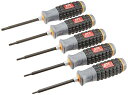 京都機械工具(KTC) 樹脂柄 T型 トルクスドライバーセット 5本組 TD1T5 送料無料