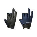 シマノ(SHIMANO) 01ベーシック グローブ 3本カット GL-008Y ネイビー M 送料無料