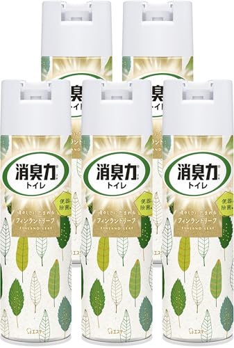 グリーン/5個/4904740654003・Size:5個PatternName:[新容量]365ml・パッケージ個数:1・【トイレまるごと消臭 瞬間すっきり】3D広角ジェット噴射で瞬時に空間をまるごと消臭。・【除菌】便器内の薬液がかかった範囲を除菌します。※全ての菌を除菌するわけではありません。・1日2~3回スプレーで約1~1.5ヵ月使用できます。・【用途】消臭 芳香剤 トイレ用(トイレの使用前後 清掃後に)・【フィンランドリーフ】シトラスとさわやかなウッディを合わせた清々しい森の香りです。商品紹介 ●3D広角ジェット噴射で瞬時に空間をまるごと消臭。 ●便器内の薬液がかかった範囲を除菌します。※全ての菌を除菌するわけではありません。 ●1日2~3回スプレーで約1~1.5ヵ月使用できます。 原材料・成分 植物抽出消臭剤、香料、除菌剤、エタノール