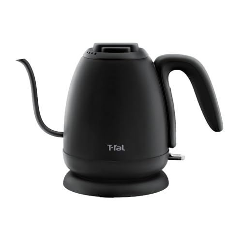 ティファール 電気ケトル 0.8L ドリップ コーヒー 1250 Wのハイパワーですぐに沸く 転倒お湯もれロック 「カフェ ロック」 ブ 送料無料