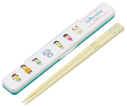 スケーター(Skater) 箸 箸箱 セット 18cm 日本製 抗菌 銀イオン Ag+ 大人用 ドラえもん ドット ABC3AG ..