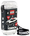 スケーター(Skater) スクエア ストロー ボトル 水筒 S 260ml ワンプッシュ カバー付 ショルダーベルト付 トミカ 男の子 送料無料