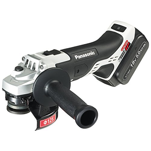 パナソニック 充電ディスクグラインダー EZ46A2 デュアル(14.4V/18V対応)Φ125mm IP56 18V大容量5.0Ah電..
