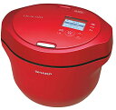 SHARP 水なし自動調理鍋 HEALSiO ヘルシオ ホットクック 2.4Lタイプ レッド系 KN-HW24G-R 送料無料