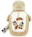 スケーター(Skater) 水筒 ストロー付き 530ml ミッキーマウス & フレンズ クッキング ストロー水筒 ワンプッシュ 子供用 送料無料(3)