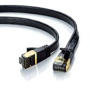 サンワサプライ(Sanwa Supply) CAT8フラットLANケーブル(7m) 40Gbps/2000MHz RJ45 ツメ折れ防止 送料無料(2)
