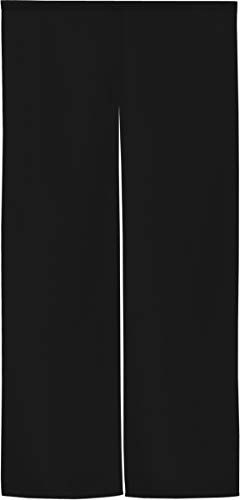 のれん 防炎 無地 全14色 サイズ 間仕切り 半間のれん 防炎プレーン 幅75×丈150cm (ブラック 11873) 送料無料