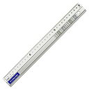 ライオン事務器 カッティング定規 30cm AL-30 アルミ 送料無料