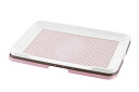 リッチェル お掃除簡単ステップトレー ライトピンク ワイド 送料無料