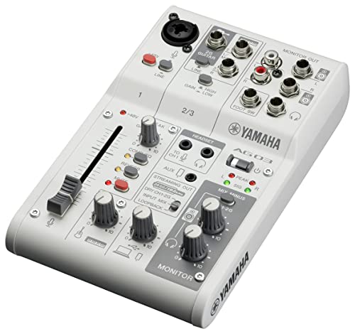 ޥ(YAMAHA) 饤֥ȥ꡼ߥ󥰥ߥ 3ͥ ۥ磻 AG03MK2 W ̵