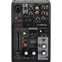 ヤマハ(YAMAHA) ライブストリーミングミキサー 3チャンネル ブラック AG03MK2 B 送料無料