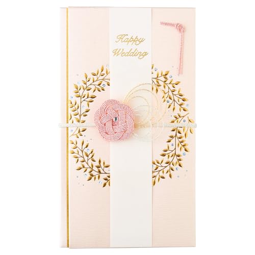 マルアイ 祝儀袋 結婚式 デザイン 洋風 リース 金封 ピンク 1枚 キ7P 送料無料