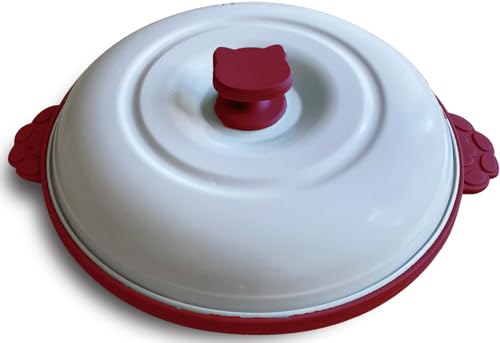 トレードワン CHEF(シェフ)電子連調理器 電子レンジでかんたん調理 レンジパン ネコ 「丸」型 レッド 7..