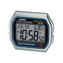 CASIO (カシオ) 目覚し時計 電波時計 温度湿度 日付 曜日 電子音 アラーム スヌーズ ライト シルバー DQD-851J-8J 送料無料
