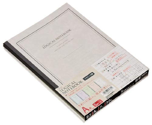 ナカバヤシ ロジカルノート B5 A罫 5冊パック クラシック ノ-B507A-5P 送料無料